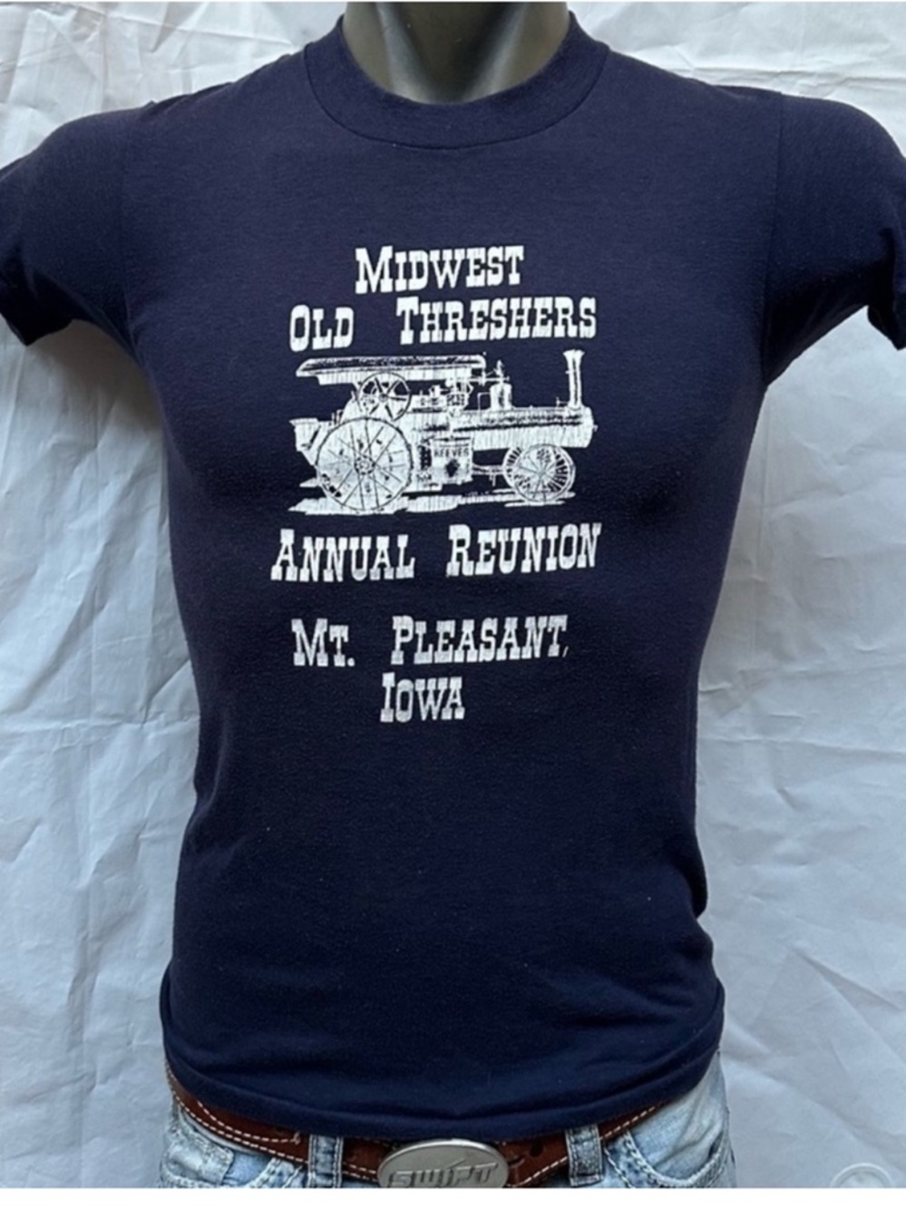 Vintage Old Threshers Mount Pleasant Iowa T-shirt medium